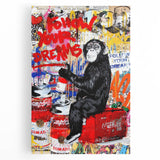 Vibrant Pop Art Wall Art – Colorful Follow Your Dreams Canvas