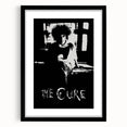 Vintage Retro Poster Art: The Cure Black and White Wall Art