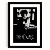 Vintage Retro Poster Art: The Cure Black and White Wall Art