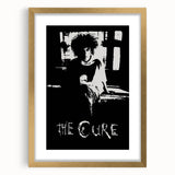 Vintage Retro Poster Art: The Cure Black and White Wall Art