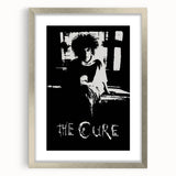 Vintage Retro Poster Art: The Cure Black and White Wall Art