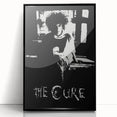 Vintage Retro Poster Art: The Cure Black and White Wall Art
