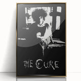 Vintage Retro Poster Art: The Cure Black and White Wall Art