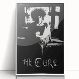 Vintage Retro Poster Art: The Cure Black and White Wall Art