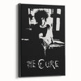 Vintage Retro Poster Art: The Cure Black and White Wall Art