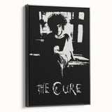 Vintage Retro Poster Art: The Cure Black and White Wall Art