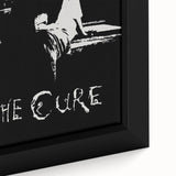 Vintage Retro Poster Art: The Cure Black and White Wall Art