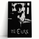 Vintage Retro Poster Art: The Cure Black and White Wall Art