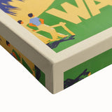 Retro New Zealand Wanaka Poster – Vintage Lakeland Travel Print