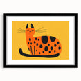 Playful Orange Cat – Boys Room Wall Art