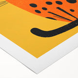 Playful Orange Cat – Boys Room Wall Art