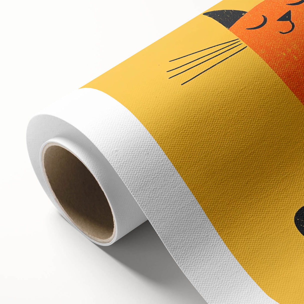 Playful Orange Cat – Boys Room Wall Art