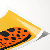 Playful Orange Cat – Boys Room Wall Art