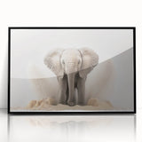 Adorable Baby Elephant Wall Art - Perfect for Kids Room Decor