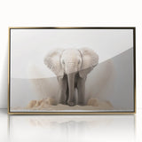 Adorable Baby Elephant Wall Art - Perfect for Kids Room Decor