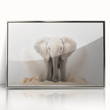 Adorable Baby Elephant Wall Art - Perfect for Kids Room Decor