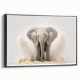 Adorable Baby Elephant Wall Art - Perfect for Kids Room Decor