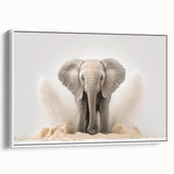 Adorable Baby Elephant Wall Art - Perfect for Kids Room Decor