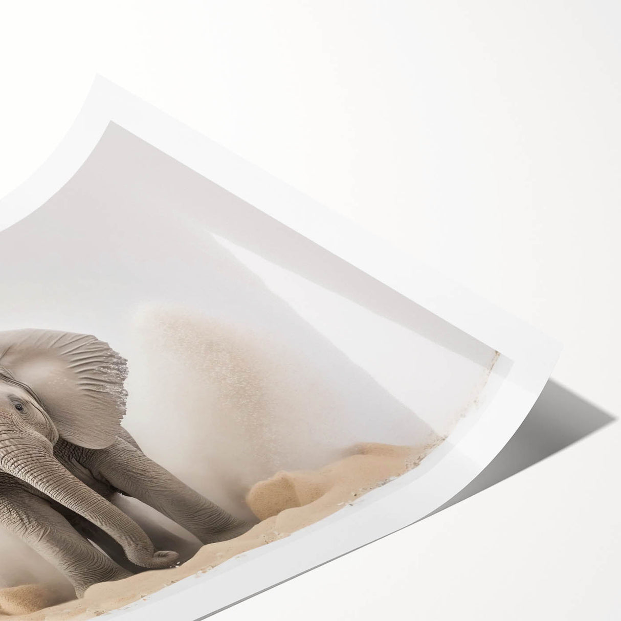 Adorable Baby Elephant Wall Art - Perfect for Kids Room Decor