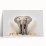 Adorable Baby Elephant Wall Art - Perfect for Kids Room Decor