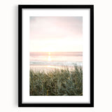 Extra large abstract art print featuring vibrant, colorful textures, ideal for living room decor, framed with a black mat.