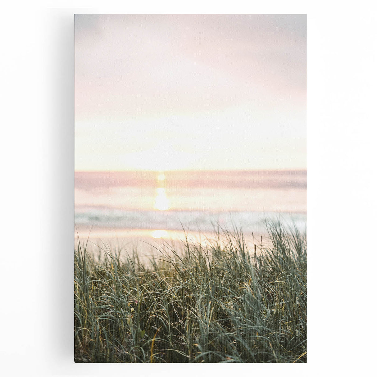 Large black and white stretched canvas featuring a minimalist summer tree design, ideal for kitchen wall art.