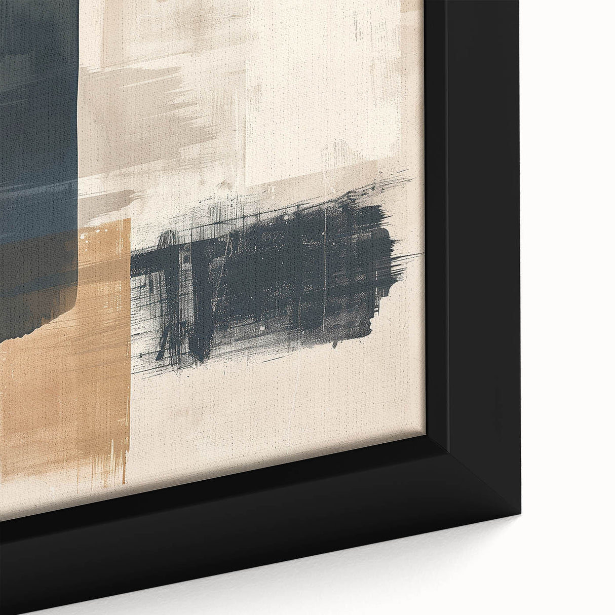 Mid Century Modern Geometric Art - Neutral Abstract Minimalist Decor