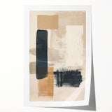 Mid Century Modern Geometric Art - Neutral Abstract Minimalist Decor