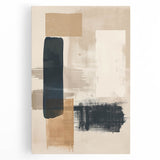 Mid Century Modern Geometric Art - Neutral Abstract Minimalist Decor