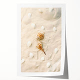 Extra large rolled canvas print featuring a floral design in pastel shades, ideal for art wall dining room.