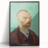 Large abstract wall art featuring swirling blue and yellow patterns on a black acrylic framed print.