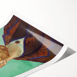 Extra large rolled canvas print featuring line art flowers in monochrome, ideal for large living room wall art.