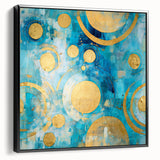 Framed canvas wall art featuring an abstract design with bold black strokes, showcasing a modern aesthetic. Ideal for contemporary decor, adding a stylish touch to any room.