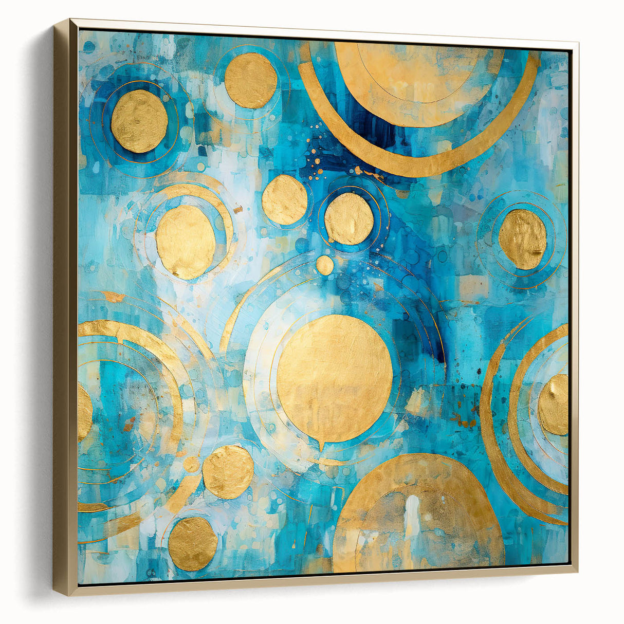 Abstract wall art featuring textured strokes in silver and gold tones, elegantly framed, ideal for modern home decor or office aesthetics. Perfect for adding a sophisticated touch to any space.