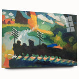 Modern Wall Art – Abstract Modern Railroad at Murnau