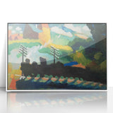 Modern Wall Art – Abstract Modern Railroad at Murnau