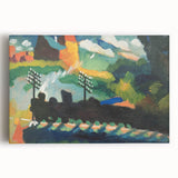 Modern Wall Art – Abstract Modern Railroad at Murnau
