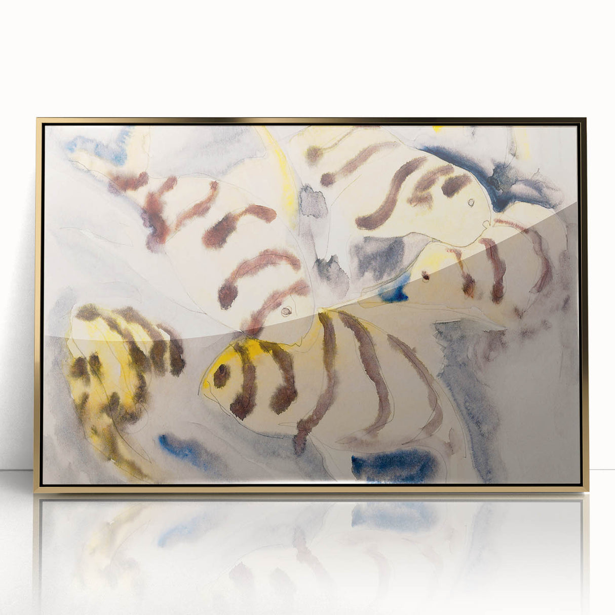 Modern Wall Art – Abstract Modern Art of Fish Series No. 3