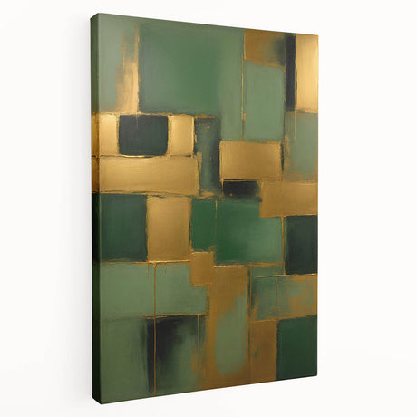 Abstract strokes wall art on stretched canvas, showcasing vibrant colors and dynamic patterns. Ideal for modern home decor, adding a contemporary touch to any room.