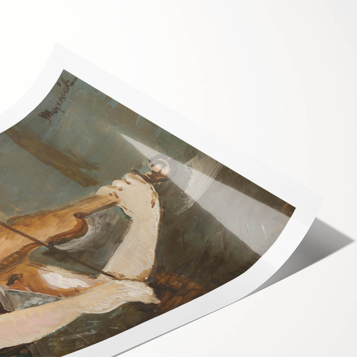 Modern Wall Art – Abstract Modern Art of Gypsy Fiddler