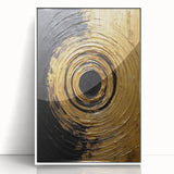 Framed acrylic wall art showcasing abstract strokes in vibrant colors, set against a white background, perfect for modern home decor and artistic expression.