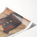 Modern Wall Art - Štefan Polkoráb’s Girl in Folk Costume Print