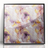 Abstract strokes wall art in a sleek black frame, showcasing vibrant colors and dynamic patterns, perfect for modern home decor and artistic spaces.