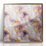 Framed abstract wall art featuring dynamic gold strokes on a white background, ideal for modern decor. Perfect for enhancing contemporary living spaces with elegance.