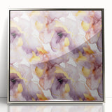 Framed wall art featuring abstract strokes in silver and white, showcasing a modern design that enhances contemporary home decor. Ideal for living spaces or offices.