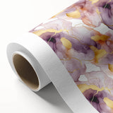 Abstract wall art on rolled canvas showcasing bold strokes of blue, yellow, and red colors, perfect for modern home decor. Ideal for art enthusiasts seeking vibrant, contemporary pieces.