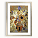 Modern Wall Art - Odilon Redon’s Etruscan Vase with Flowers Print