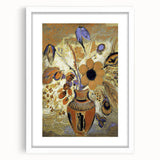 Modern Wall Art - Odilon Redon’s Etruscan Vase with Flowers Print