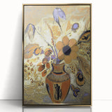 Modern Wall Art - Odilon Redon’s Etruscan Vase with Flowers Print