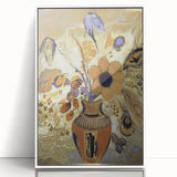 Modern Wall Art - Odilon Redon’s Etruscan Vase with Flowers Print